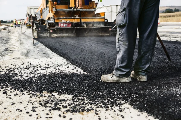 Construcción de carreteras — Foto de Stock