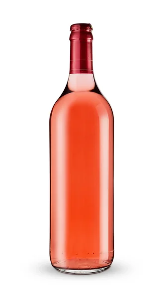 Una botella de vino rosa —  Fotos de Stock