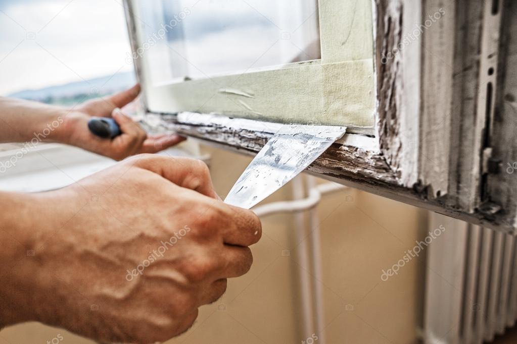 Repairing a window frame
