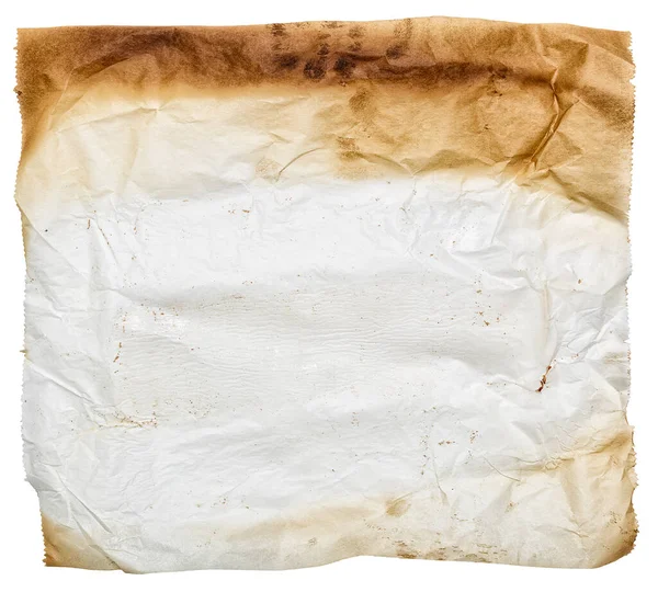 Beyaz Üzerine Izole Edilmiş Kırpma Yolu Dahil Pişirme Kağıdından Bir — Stok fotoğraf