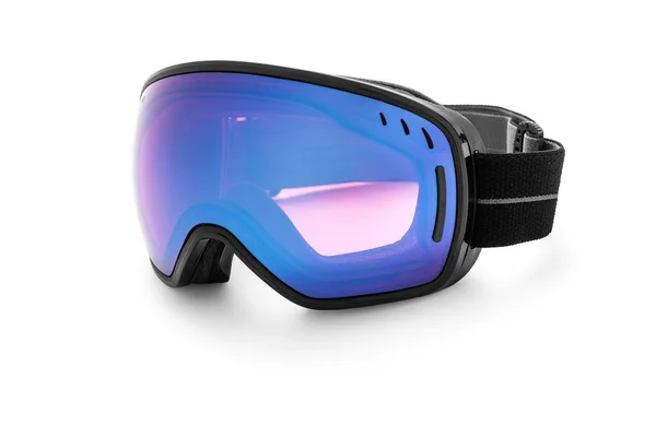 Ski Glasses Isolated White Including Clipping Path — Stock Photo, Image