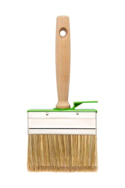 Boya fırçası beyaz arkaplanda izole edildi