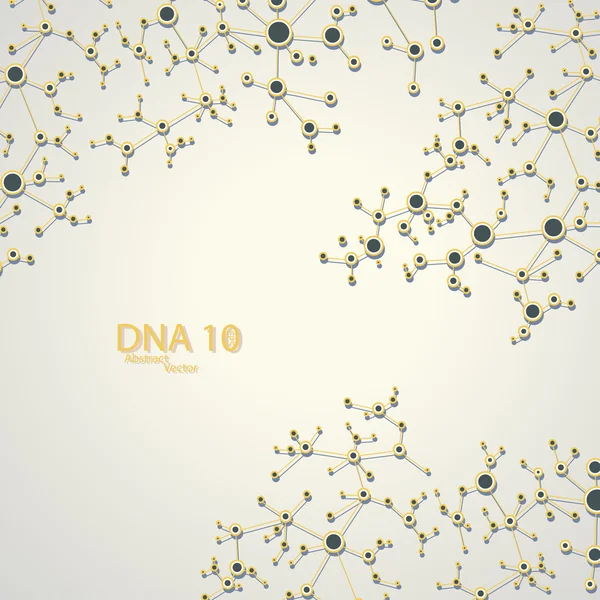 Structuur van dna eps10 — Stockvector