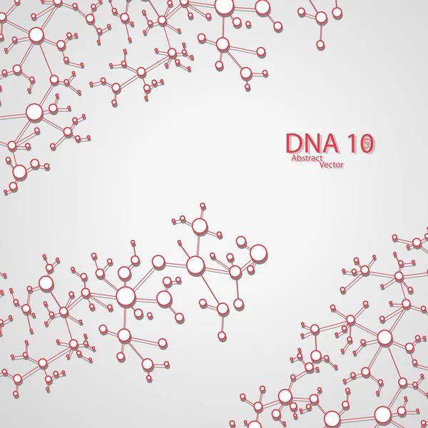 Futuristische dna eps 10 — Stockvector