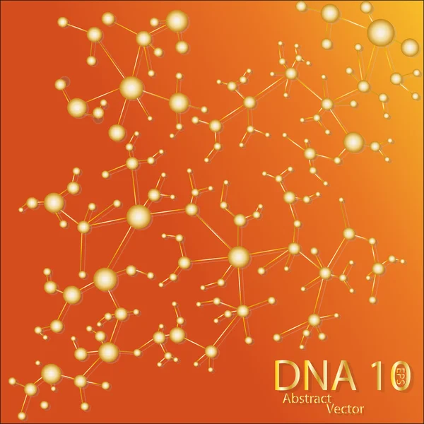 Structuur van dna eps10 — Stockvector