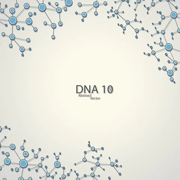 Structuur van dna eps10 — Stockvector