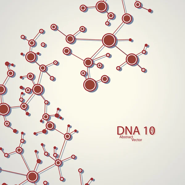 Estrutura do DNA eps10 — Vetor de Stock