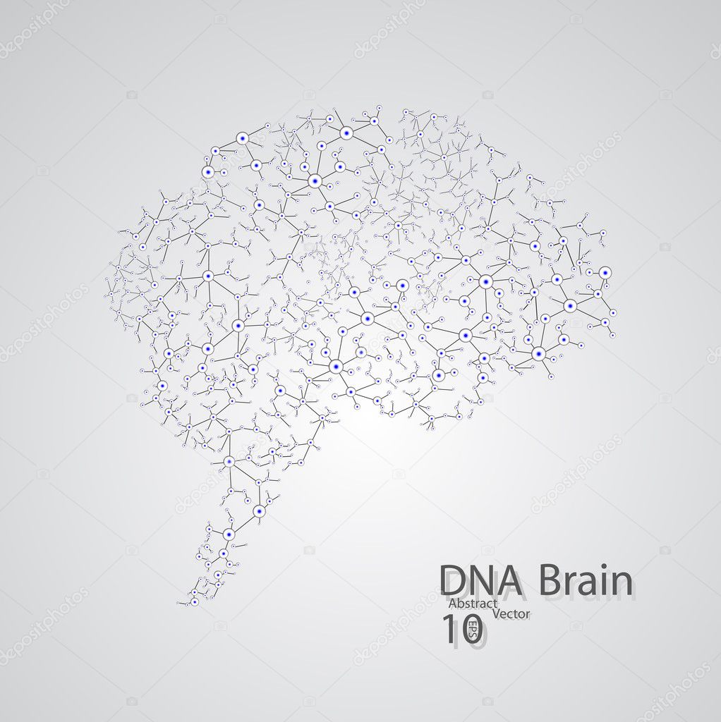 Molecular structure in the form of brain