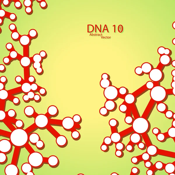 DNA futuristico eps 10 — Vettoriale Stock