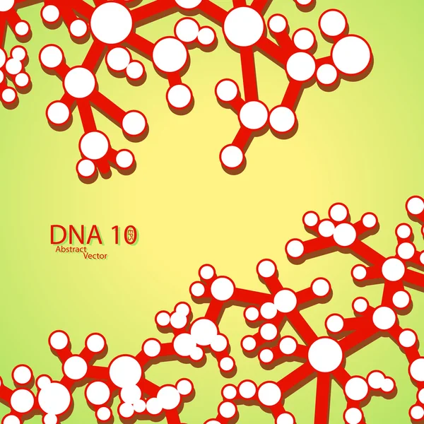 Futuristische dna eps 10 — Stockvector