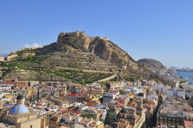 Kale, santa barbara, alicante, İspanya