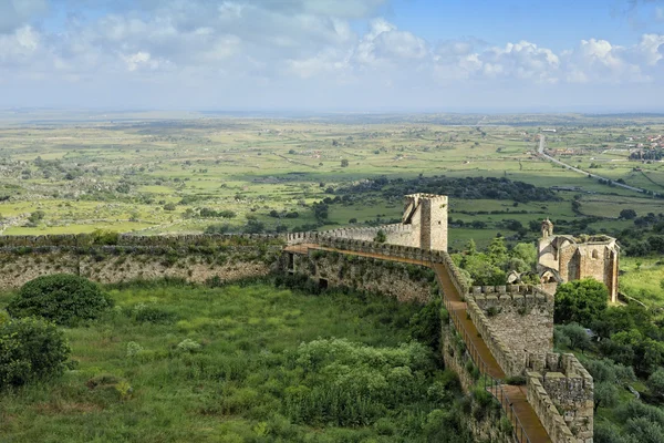 Uitzicht vanaf het kasteel van trujillo (extremadura, Spanje) — Stockfoto