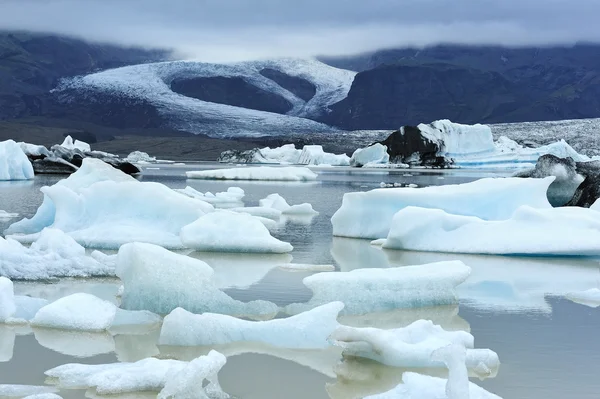 Fjallsarlon buzul Gölü, İzlanda — Stok fotoğraf