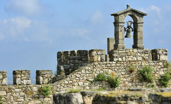 Oude klok in trujillo castle (extremadura, Spanje) — Stockfoto