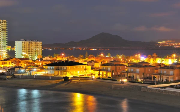 La manga del mar menor gece manzarası — Stok fotoğraf
