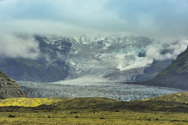 Güney İzlanda, milli park vatnajokull peyzaj