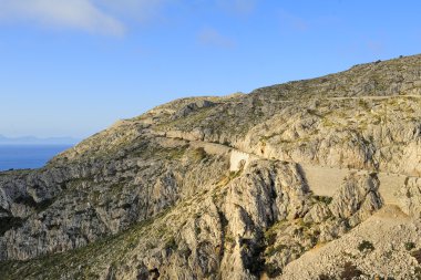 yol için cape formentor (Mayorka, İspanya)