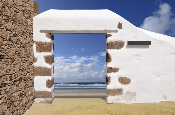 Portál na pláž — Stock fotografie