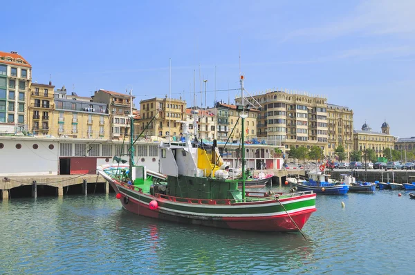 The harbor of San Sebastian (Donostia) — Stock Photo, Image