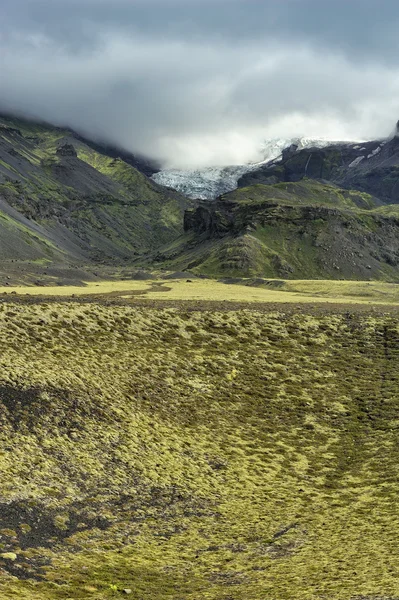 Güney İzlanda, milli park vatnajokull peyzaj — Stok fotoğraf