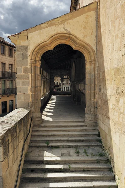 Oude gebouw in Segovia (Spanje) — Stockfoto