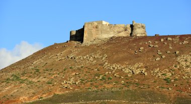 Castillo de santa barbara mount guanapay, lanzarote, Kanarya