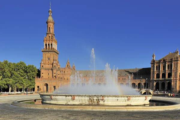 Plaza de espana (Spanyolország tér), Sevilla, Spanyolország — Stock Fotó