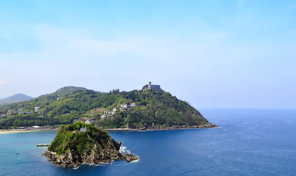 Uitzicht op san sebastian baai — Stockfoto