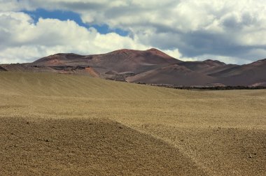 volkanın timanfaya Milli Park, lanzarote Adası,