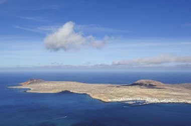 graciosa Island mirador del Rio, lanzarote Adası manzarası