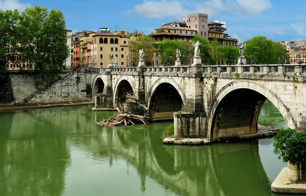 Ponte di Sant'Angelo, Roma, Italia — Foto Stock