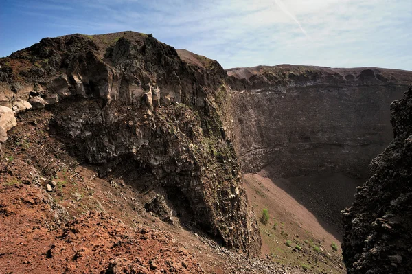 ヴェスヴィオ火山の火口 — ストック写真