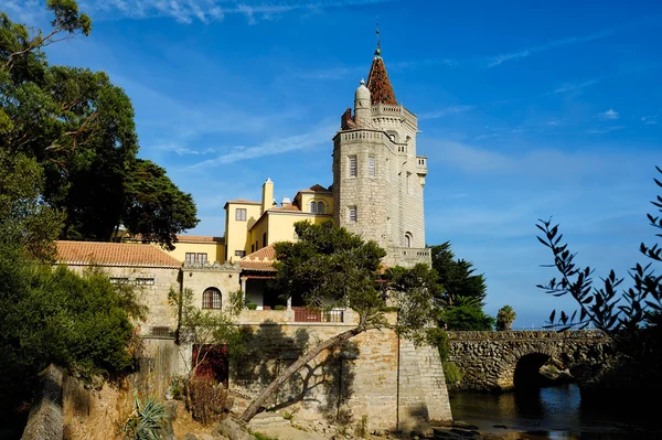Het conde castro guimaraes kasteel, cascais, portugal — Stockfoto