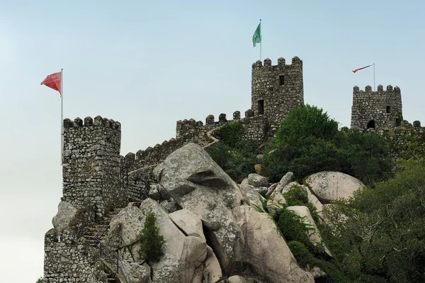 Het kasteel van de Moren, sintra, portugal — Stockfoto