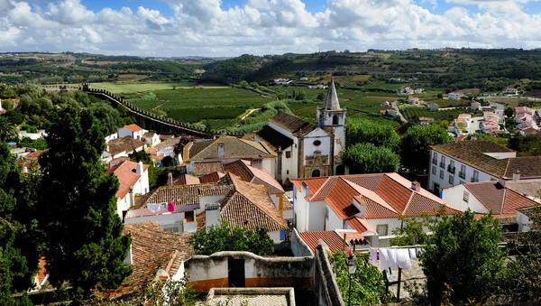 Город Obidos, Portugal — стоковое фото