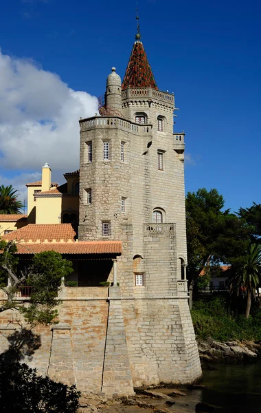 Het conde guimaraes kasteel, cascais, portugal — Stockfoto