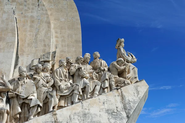 O Monumento aos Descobrimentos, Lisboa, Portugal — Fotografia de Stock