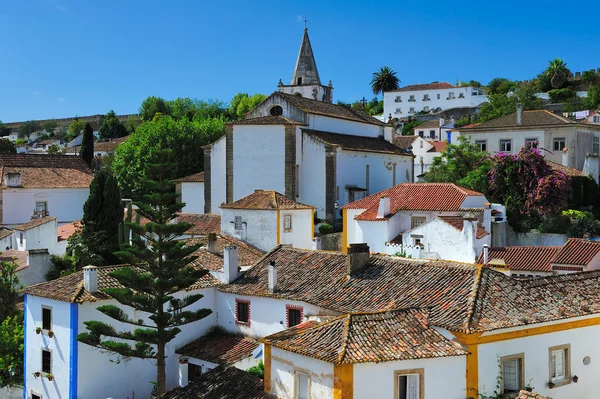 Vista de Obidos, Portugal — Fotografia de Stock