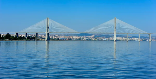 Vasco da Gama Bridge, Lisbon, Portugal — Stock Photo, Image