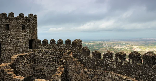 Zamek Maurów, sintra, Portugalia — Zdjęcie stockowe