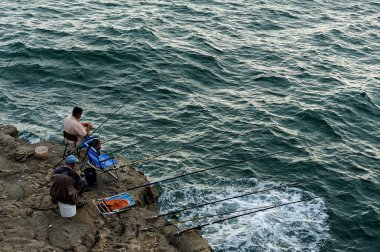 Balıkçılar deniz kenarı, Cascais, Portekiz