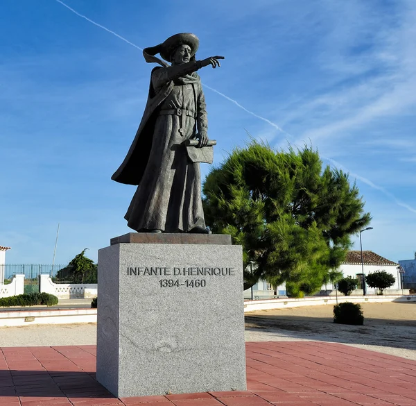 Anıt henry navigator sagres, Portekiz — Stok fotoğraf