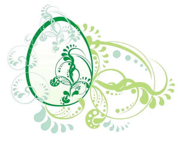 Huevo de Pascua — Vector de stock