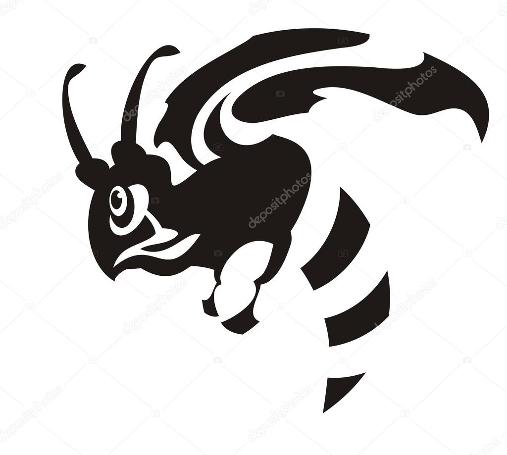 Vector image of Bee Mascot Logo