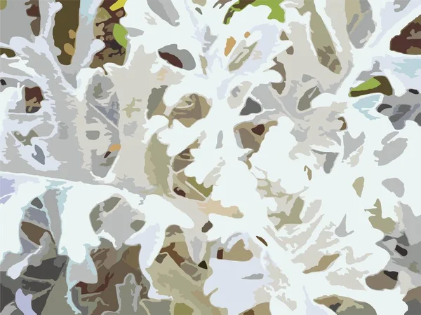 Мотив Растения Нюансах Оттенков Фона Текстур Абстрактный Цветочный Фон Обоев — стоковый вектор