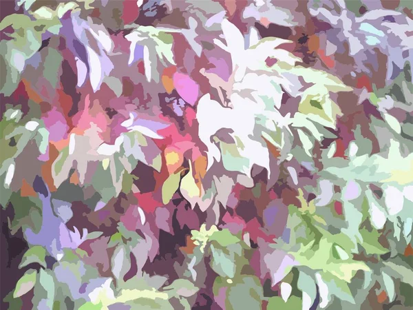 Πολύχρωμα Φθινοπωρινά Φύλλα Για Υπόβαθρα Και Υφές Υφάσματα Λαμπερά Φύλλα — Διανυσματικό Αρχείο