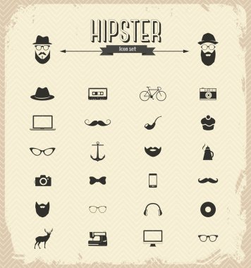 Hipster Icon set