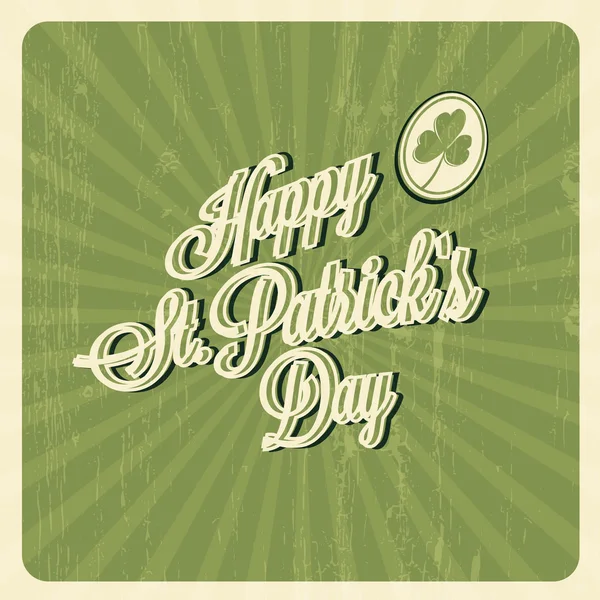 Happy St. Patrick's Day card — Stock Vector