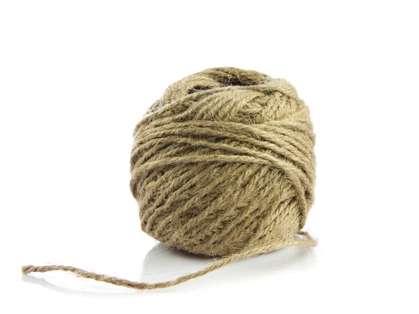 Ball of yarn isolated on white background — Stock Photo, Image