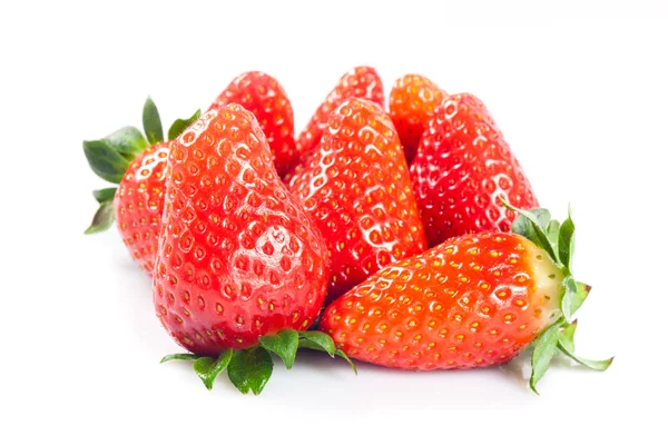 Strawberries isolated on white background — Stock Photo, Image